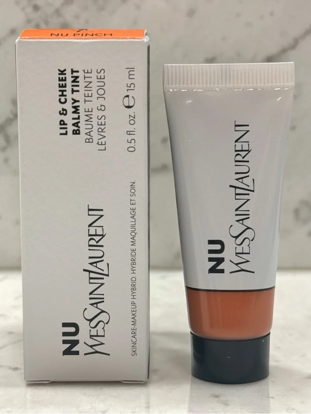 NEW YSL Yves Saint Laurent NU Lip & Cheek Balmy Tint Nu Pinch 15ml Rare HTF